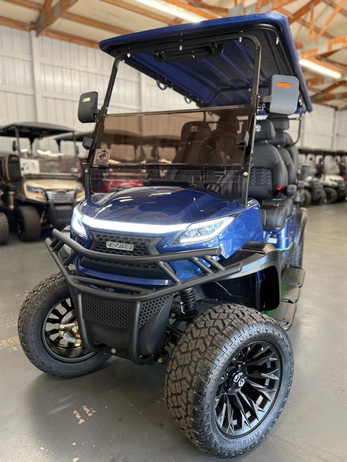 2026 Venom Strike 6L - Metallic Blue - Black Seats - Black Wheels - Image 8