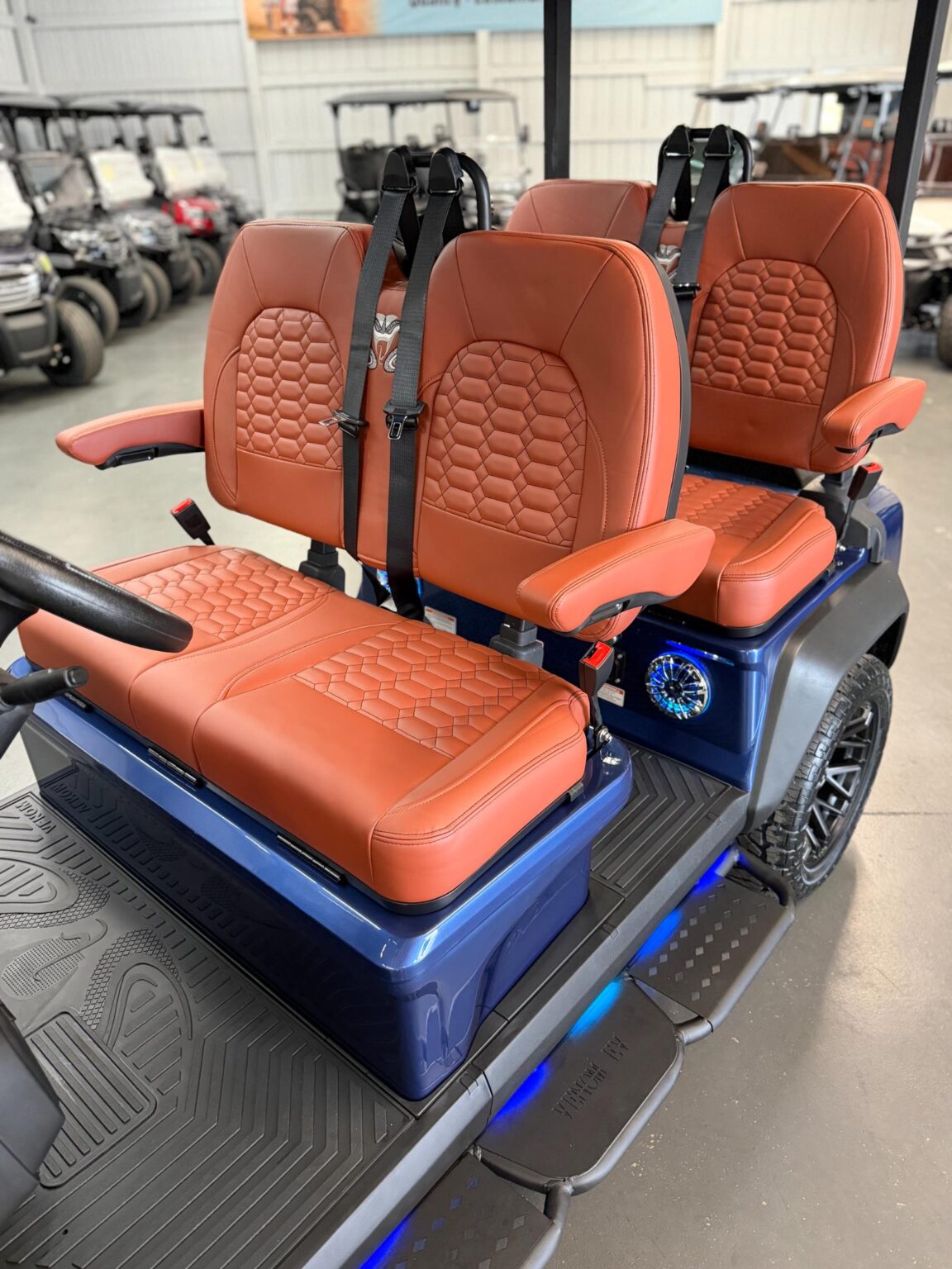 2026 Venom Stealth 4L - Metallic Blue - Brown Seats - Black Wheels - Image 6