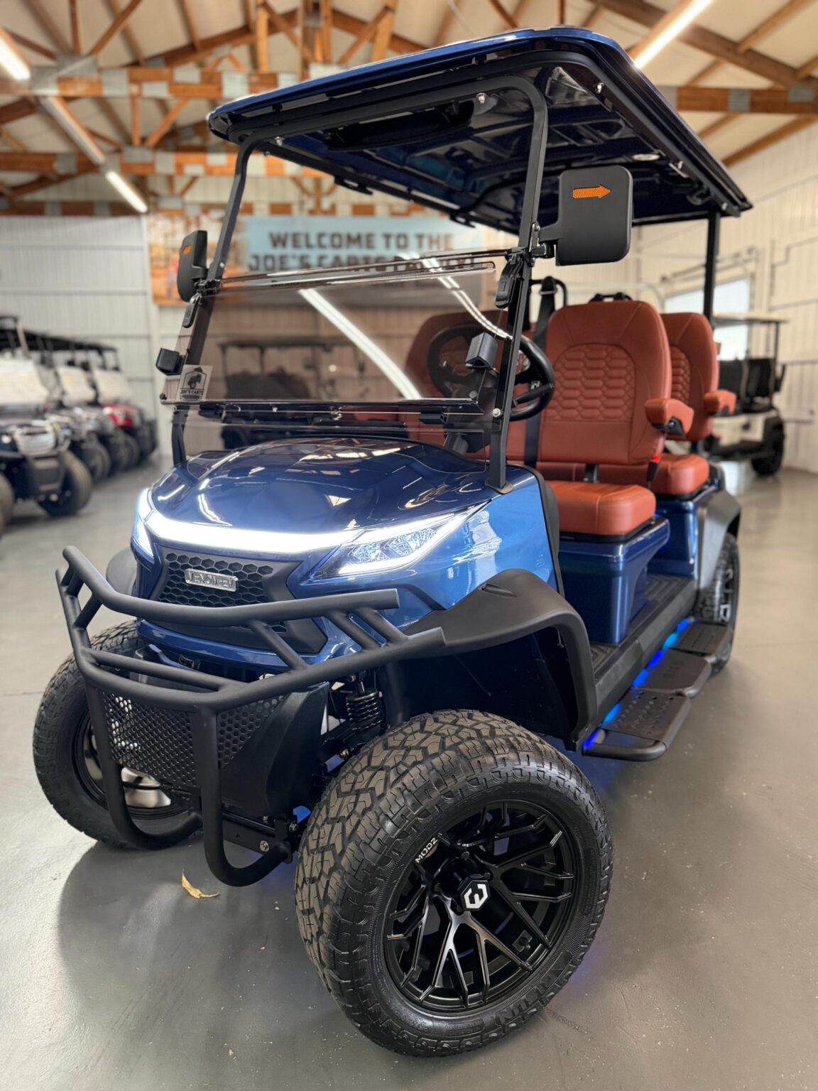 2026 Venom Stealth 4L - Metallic Blue - Brown Seats - Black Wheels - Image 7