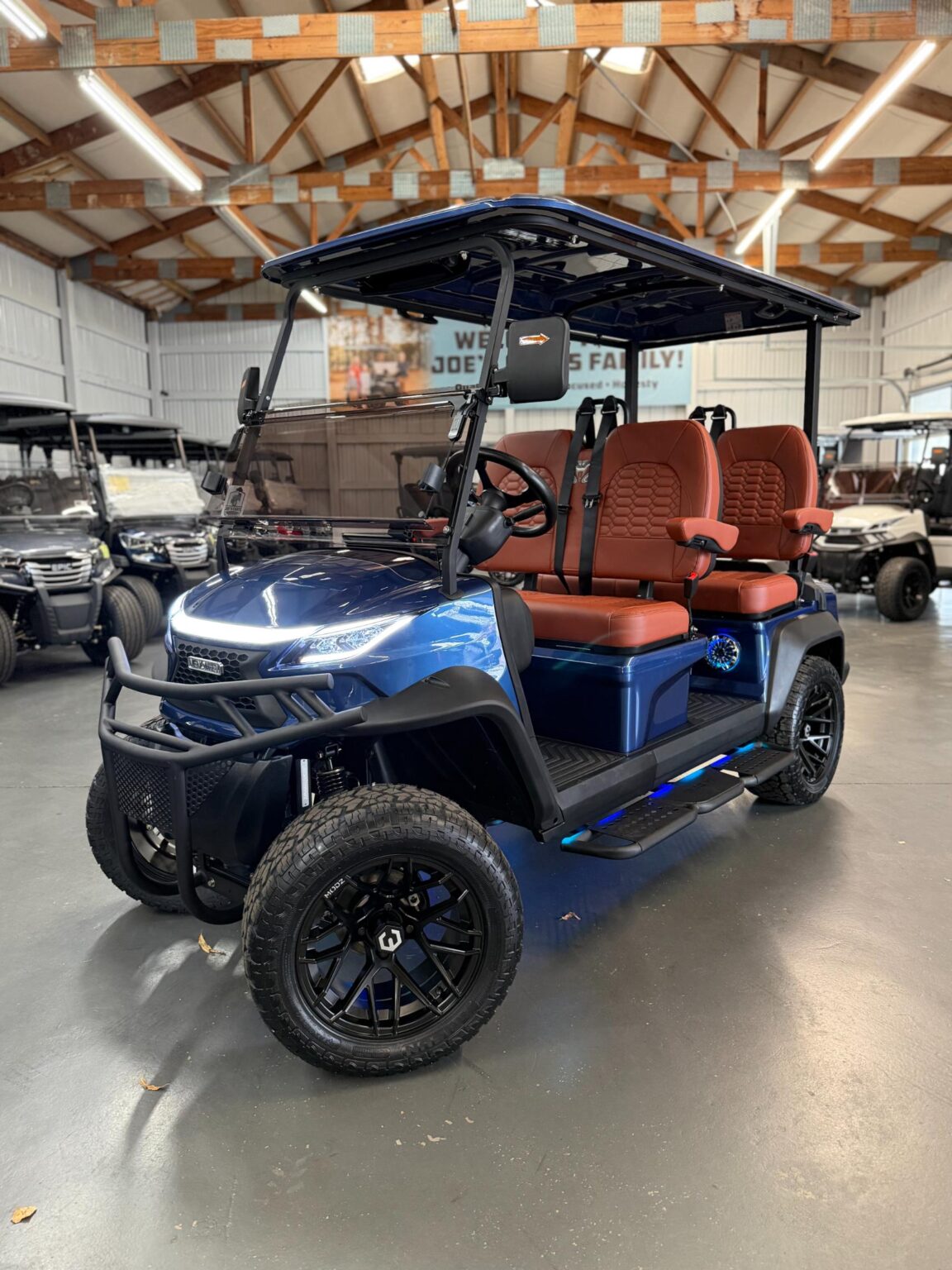 2026 Venom Stealth 4L - Metallic Blue - Brown Seats - Black Wheels